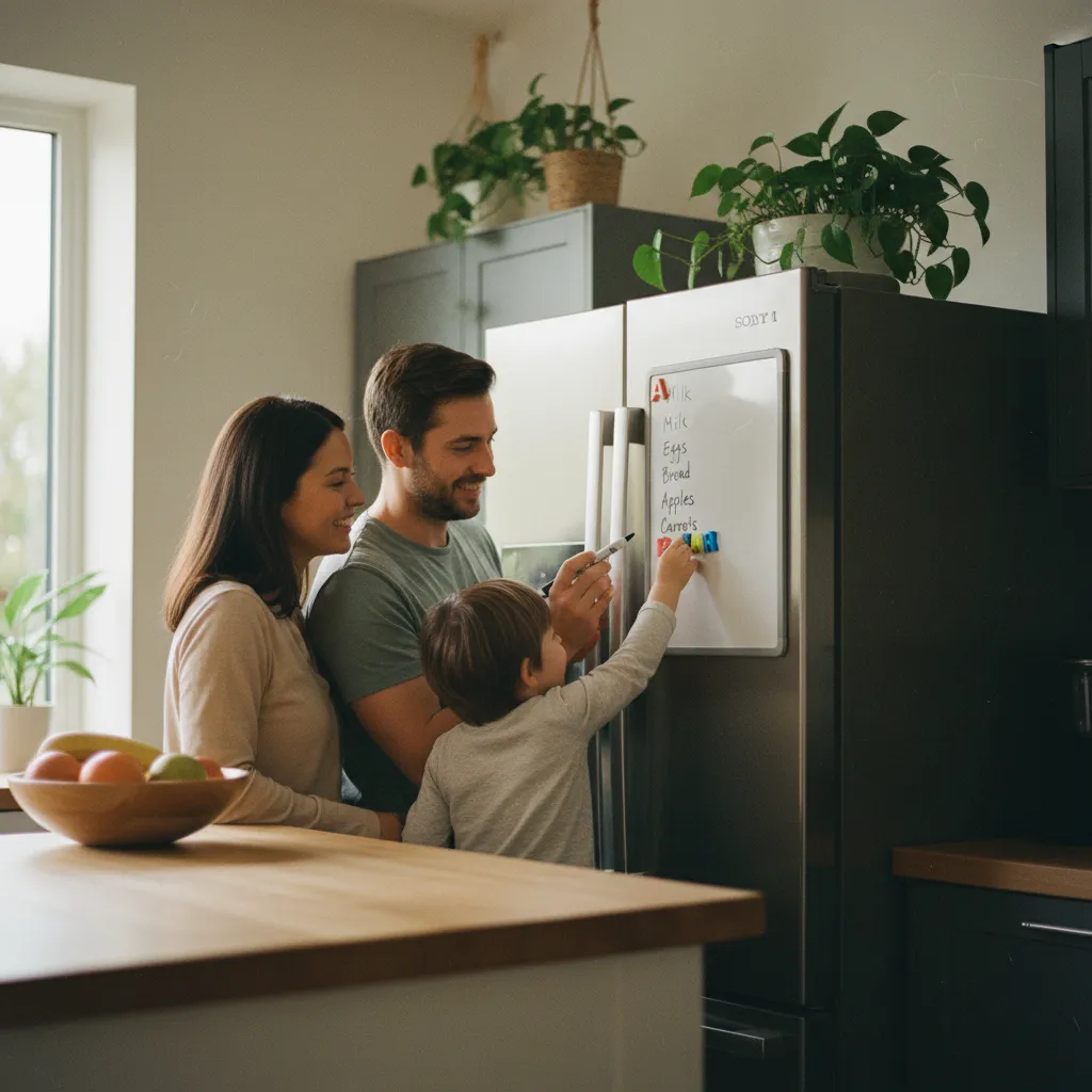 Impliquer toute la famille dans la gestion de la liste réduit la charge mentale