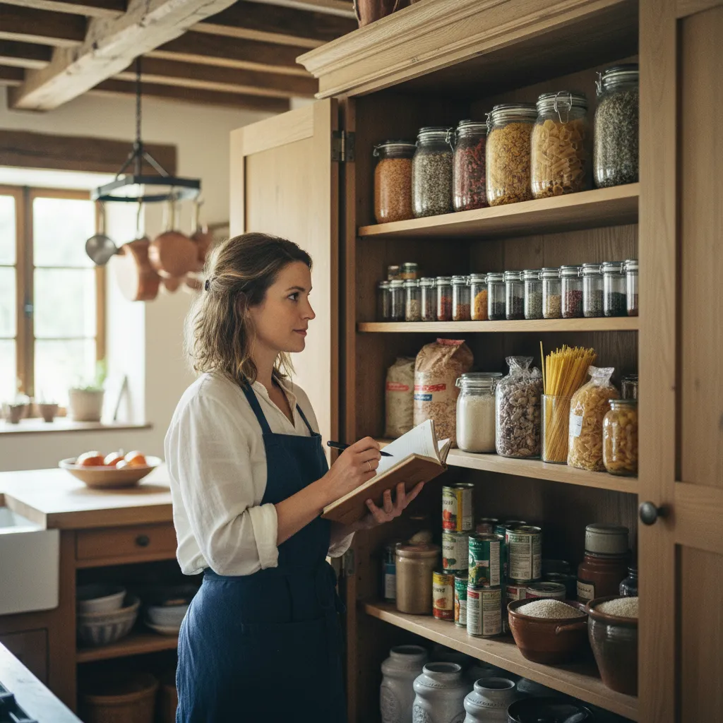 Vérifier ses placards avant de rédiger sa liste de courses évite les achats en double