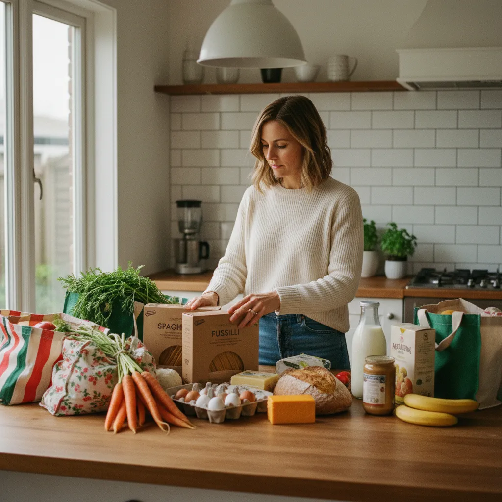 Organiser ses courses par catégorie facilite le rangement et la planification des repas