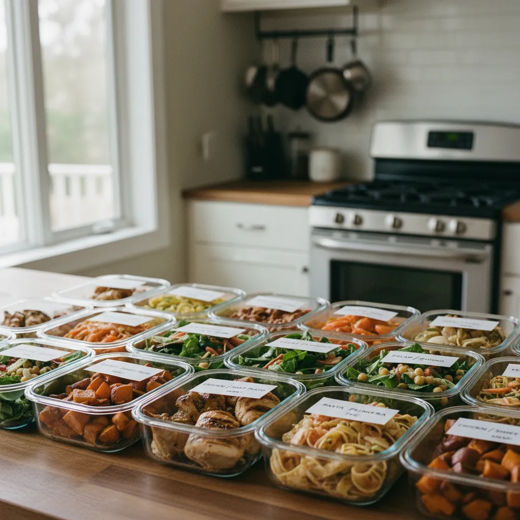 Le batch cooking permet de préparer 80 % des repas de la semaine en seulement 2 heures