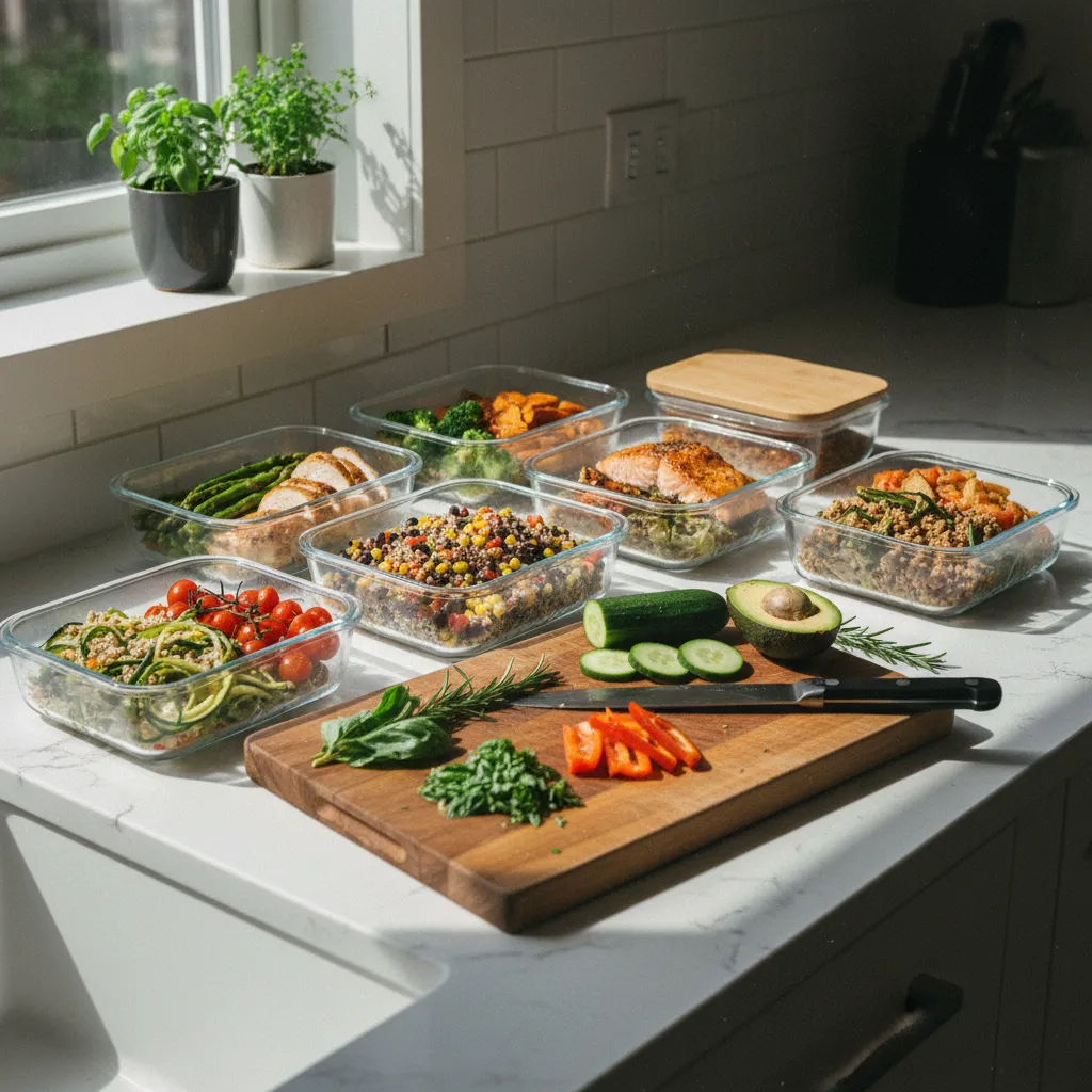 Le batch cooking permet de préparer ses repas à l'avance et de réduire les dépenses alimentaires