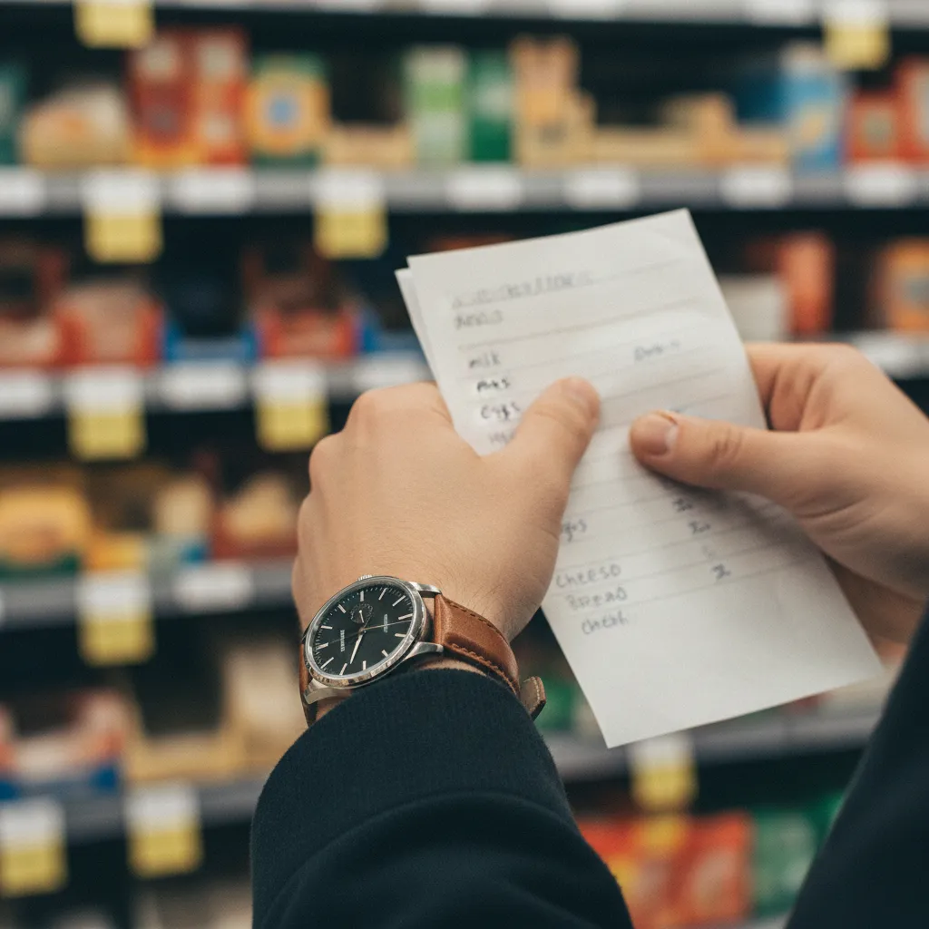 Le temps passé en magasin varie fortement selon le mode de préparation des courses