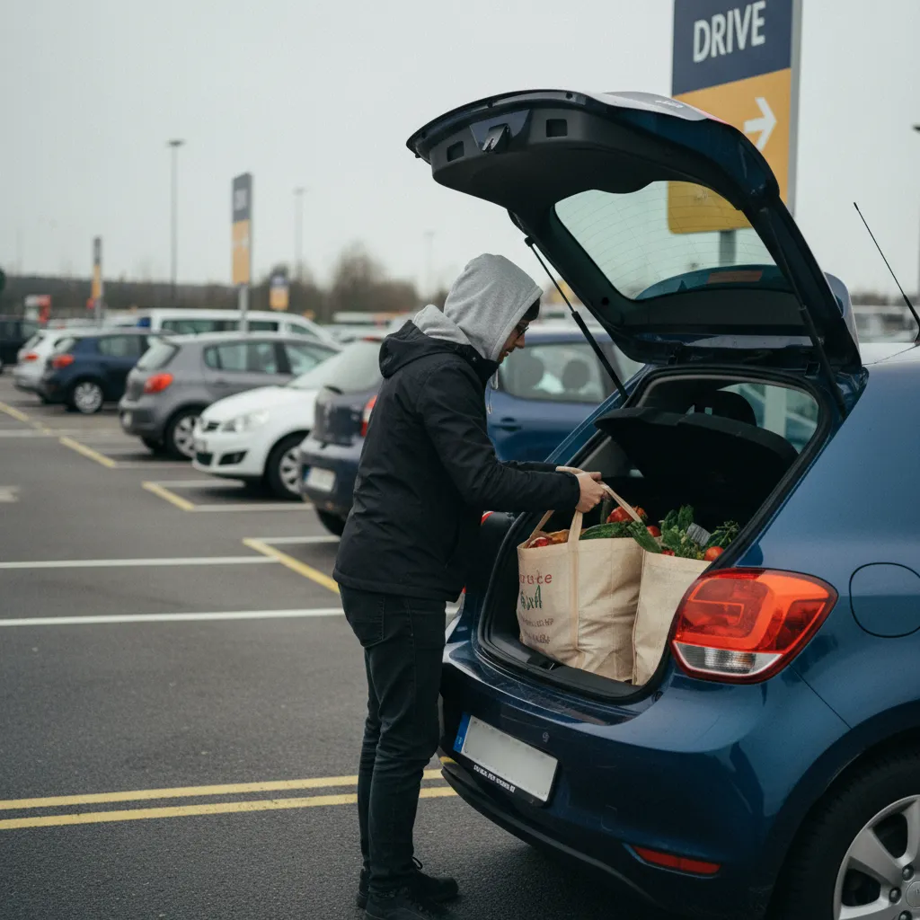 Le drive permet de réduire le temps de courses à moins d'une heure par semaine