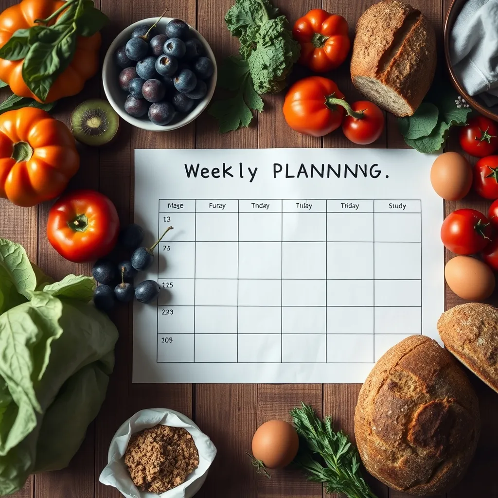 Planifier ses menus WW de la semaine avec des aliments à zéro point