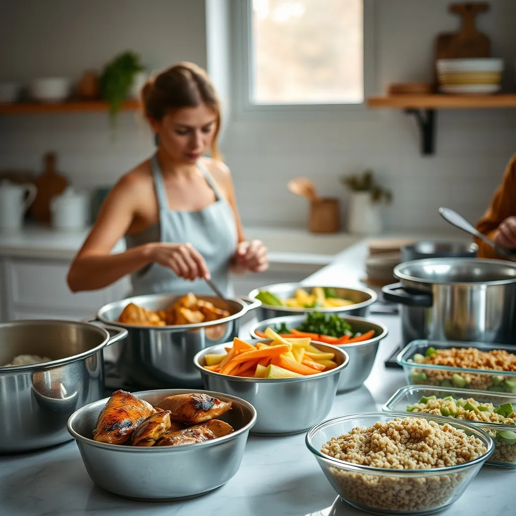 Le batch cooking du dimanche permet de préparer 80 % des repas WW de la semaine