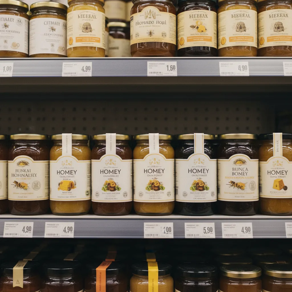 Rayon miel en supermarché : des écarts de prix qui reflètent des origines très différentes