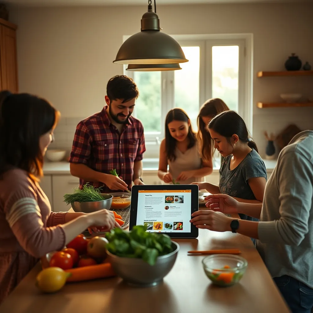Cuisiner en famille devient plus simple avec des menus planifiés à l'avance