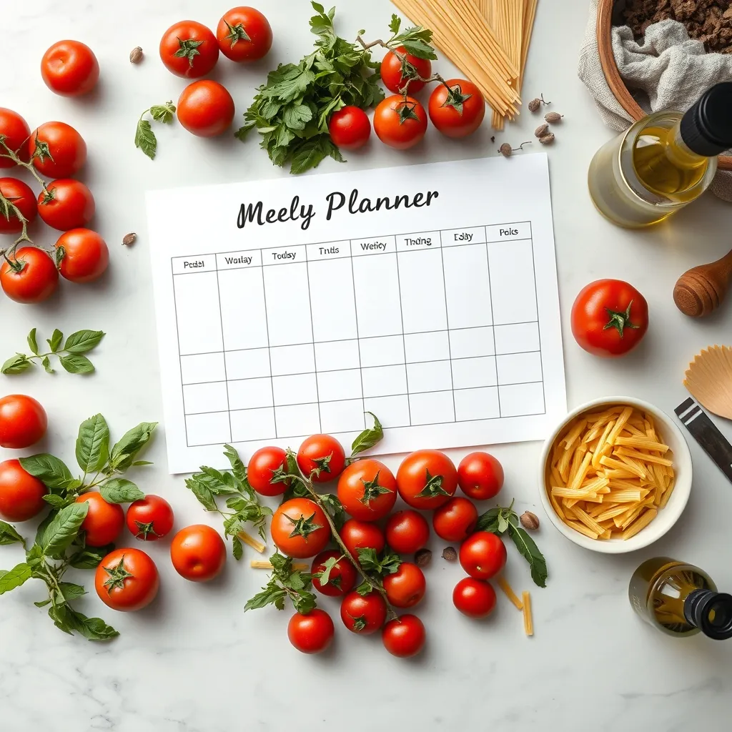 Un planning repas imprimé reste une alternative pratique aux applications numériques