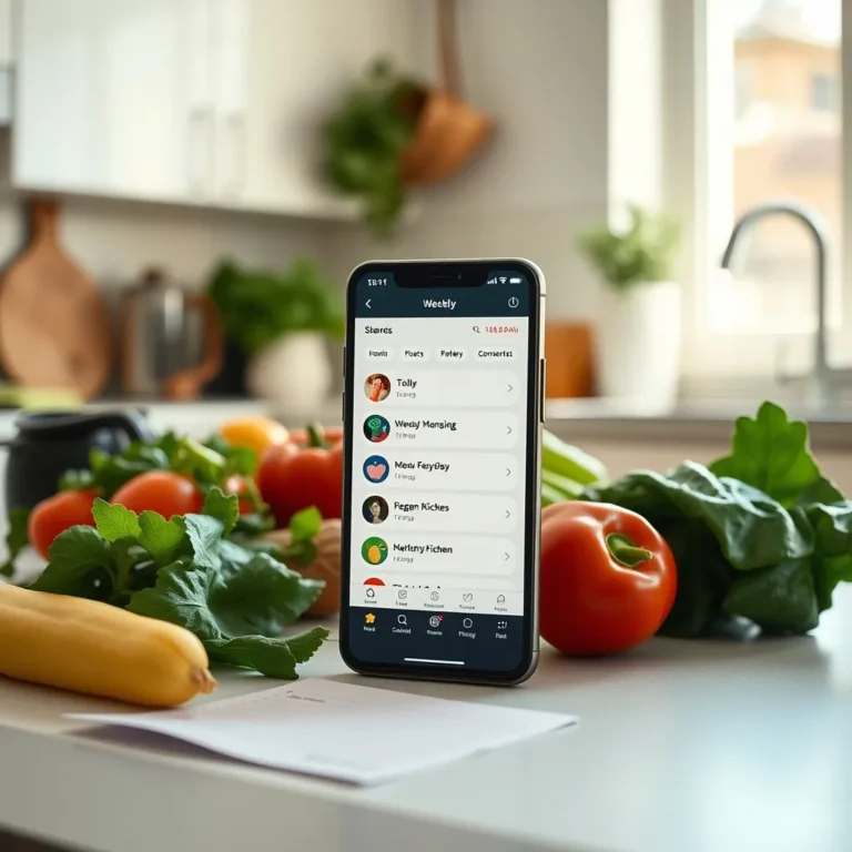 Application menu semaine : comparatif des meilleures 2026