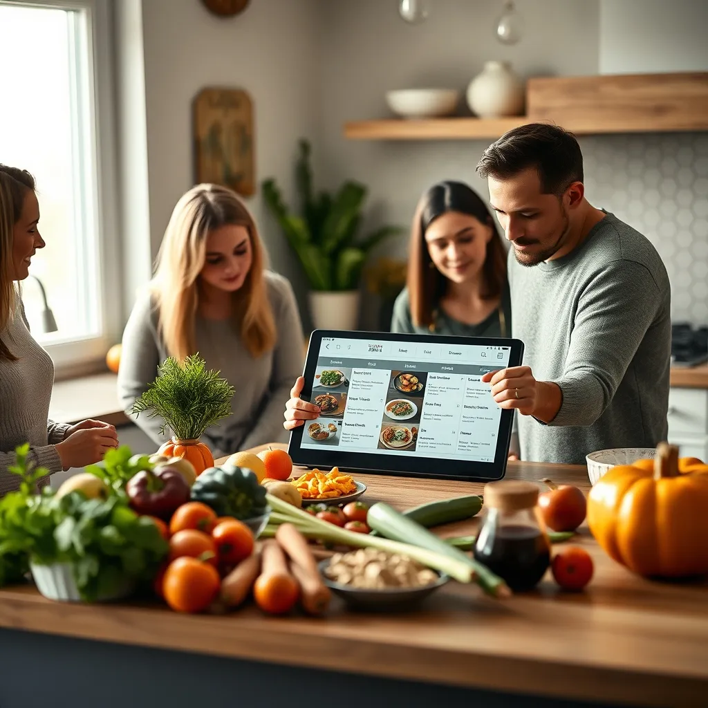 Planifier les repas en famille avec une application adaptée