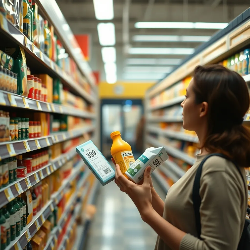 Comparer les prix au kilo plutôt qu'au paquet permet d'économiser 5 à 10 % sur chaque course