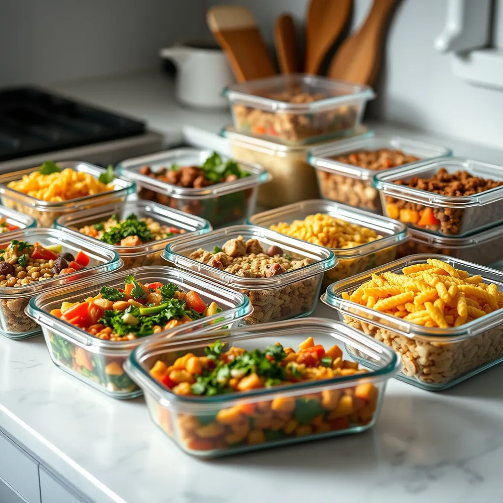 Le batch cooking du dimanche couvre plusieurs repas de la semaine en une seule session