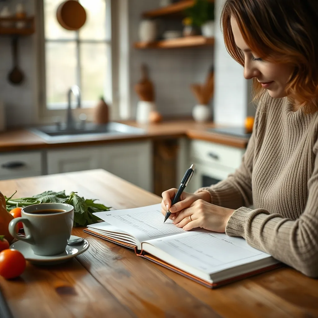 Planifier ses menus le dimanche permet de gagner du temps toute la semaine