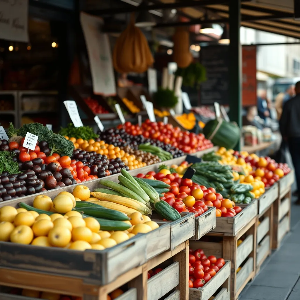 Les fruits et légumes de saison sont la base d'une liste de courses économique