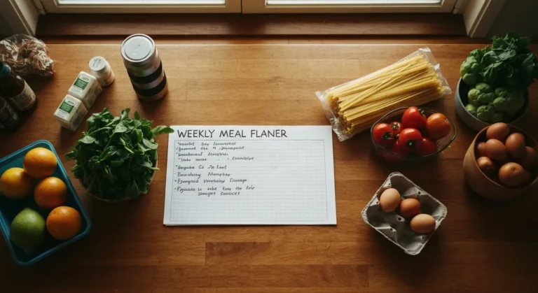 Planning repas semaine famille : organisation, listes et templates