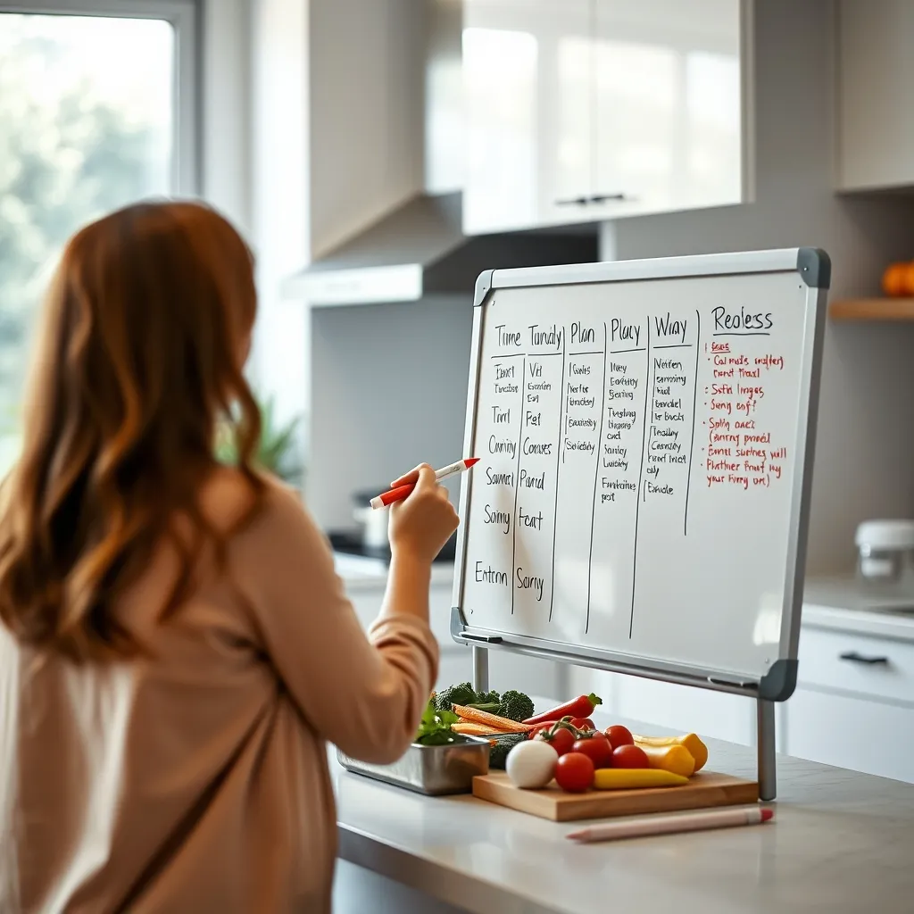 Planifier ses menus de la semaine pour gagner du temps chaque soir