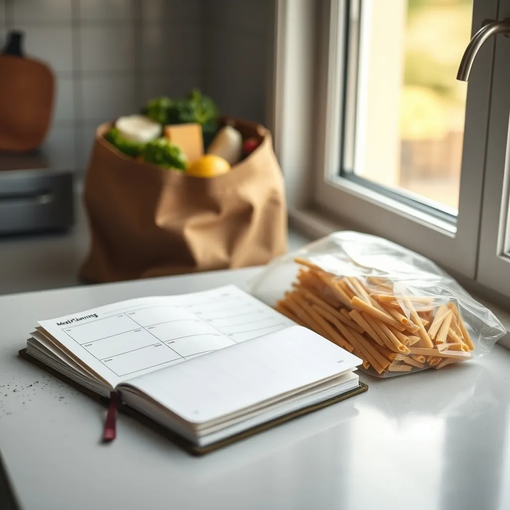 Planifier ses repas de la semaine avec une liste de courses bien organisée