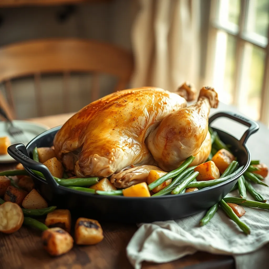 Le poulet rôti du dimanche midi, un classique indémodable des familles françaises