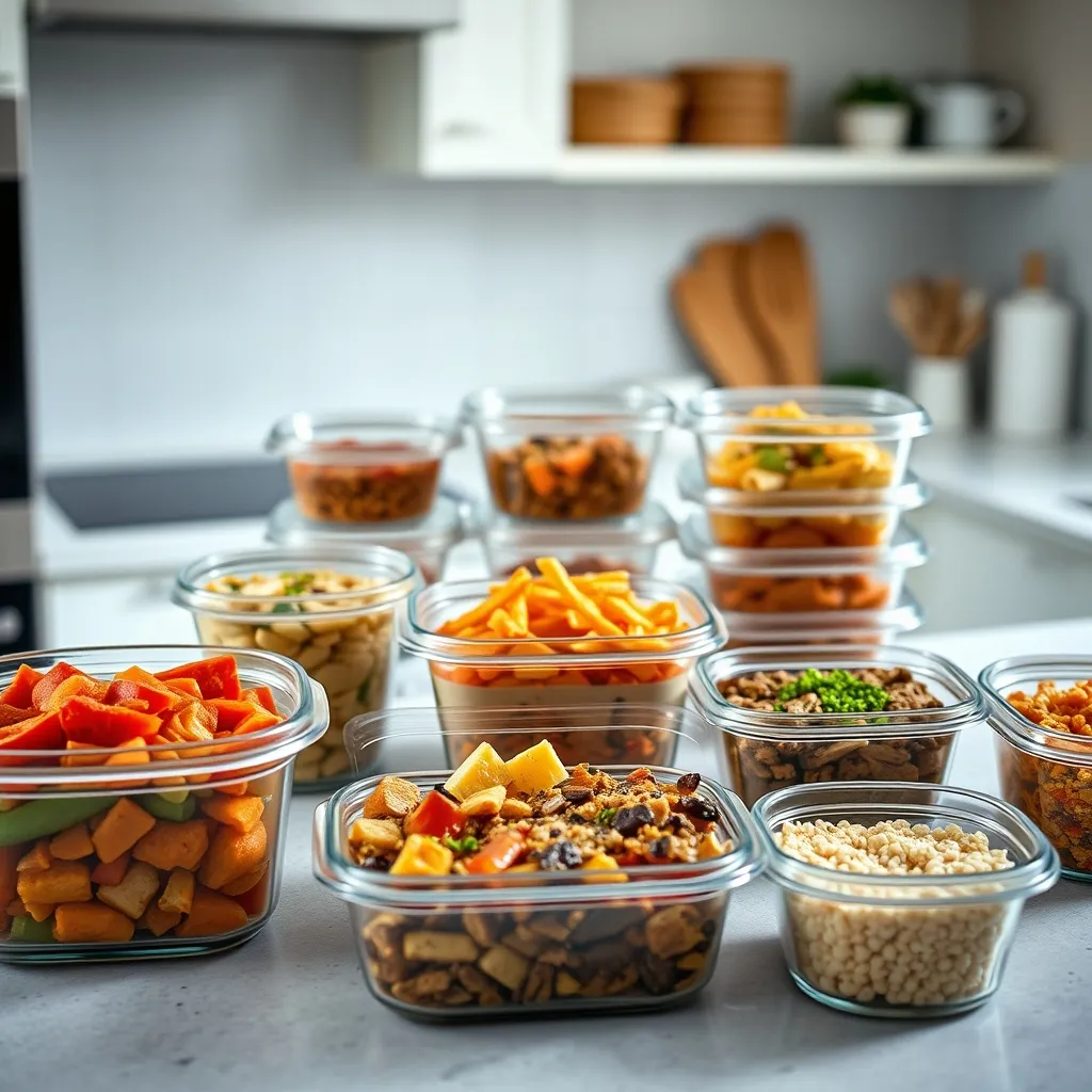 Une session de batch cooking permet de préparer les déjeuners de toute la semaine