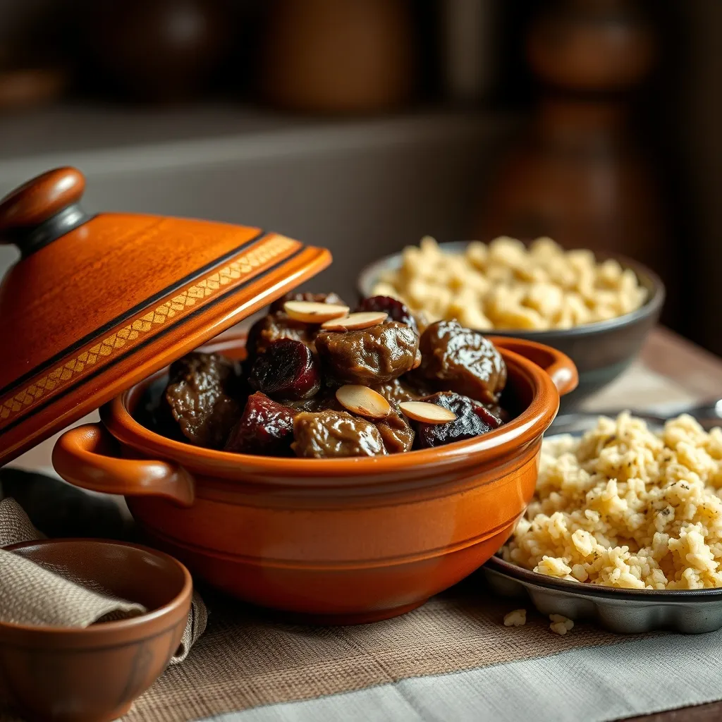 Le tajine d'agneau aux pruneaux impressionne vos invités sans difficulté technique