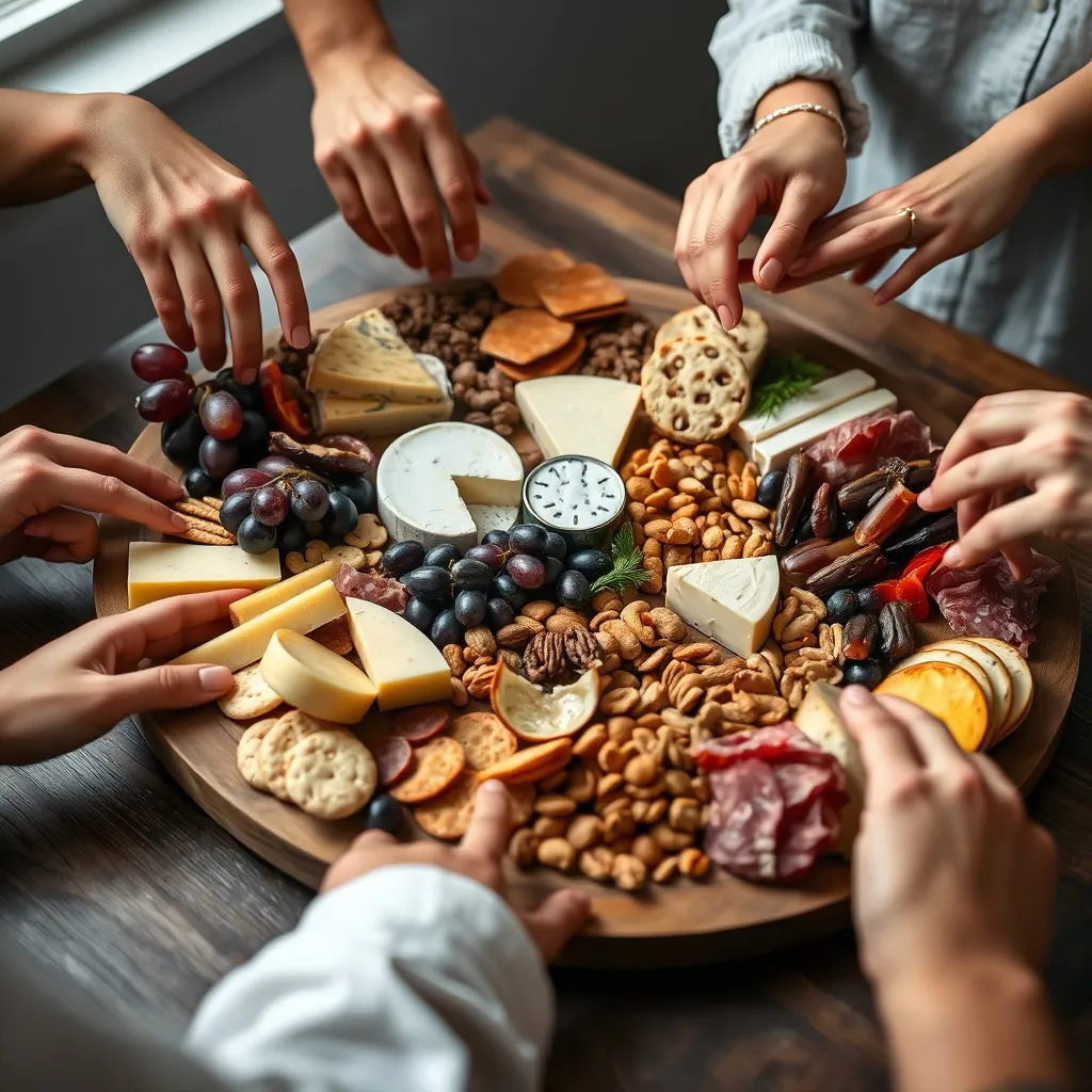 La planche apéro dînatoire transforme un vendredi soir entre amis en moment festif