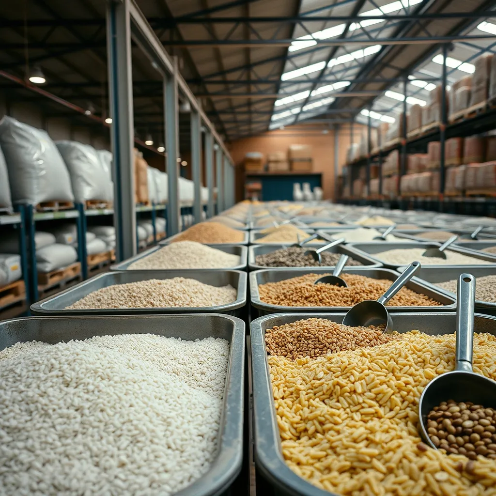 L'achat en gros permet d'économiser 20 à 40 % sur les produits secs du quotidien