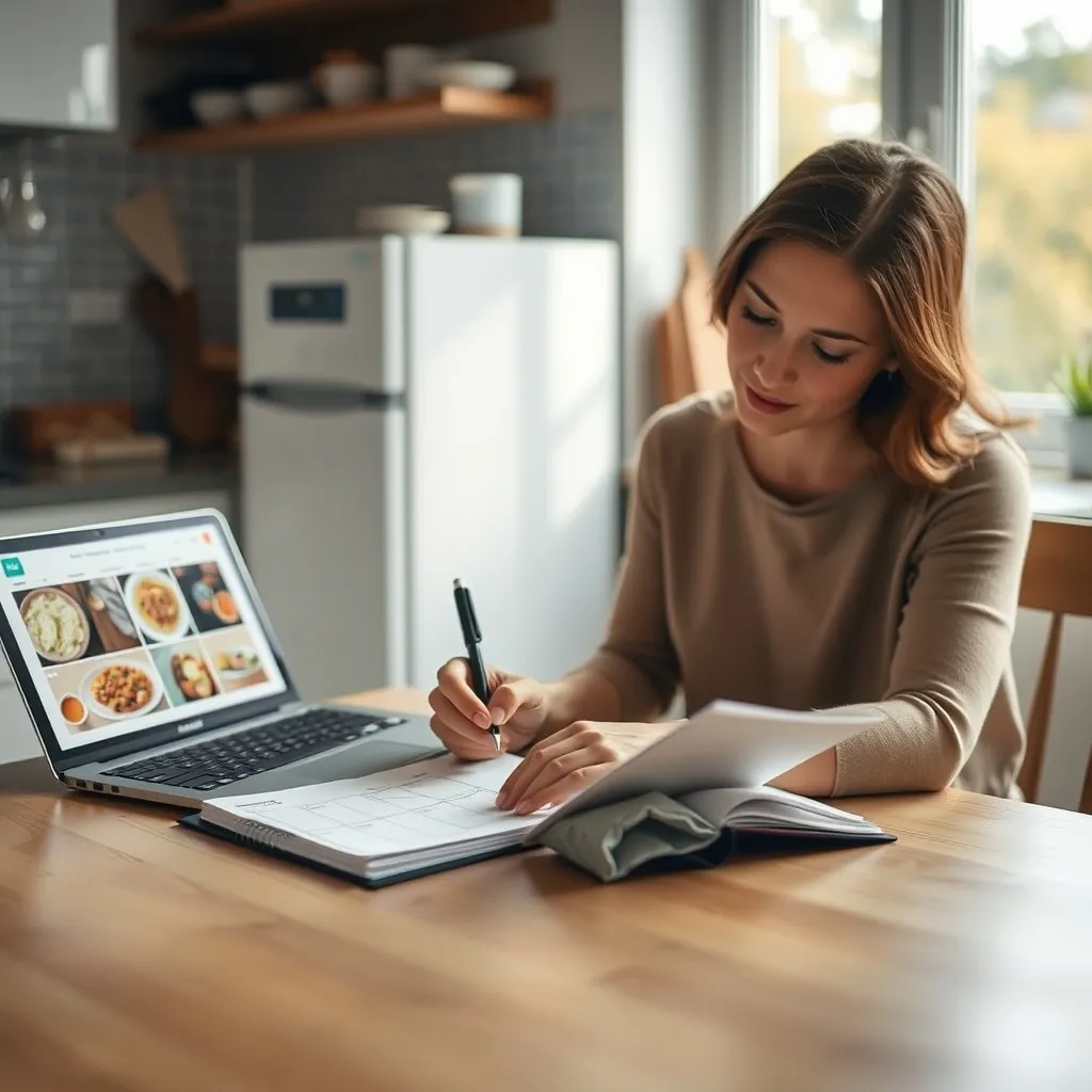 Transformer le planning repas en liste de courses prend à peine dix minutes avec la bonne méthode