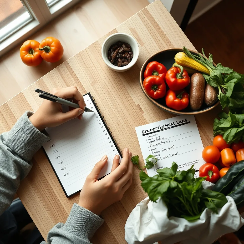 Planifier ses menus à l'avance reste le meilleur moyen de réduire la viande sans stress