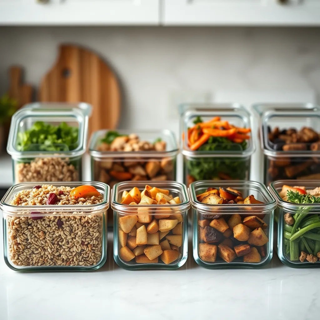 Le batch cooking permet de préparer plusieurs repas sains en une seule session