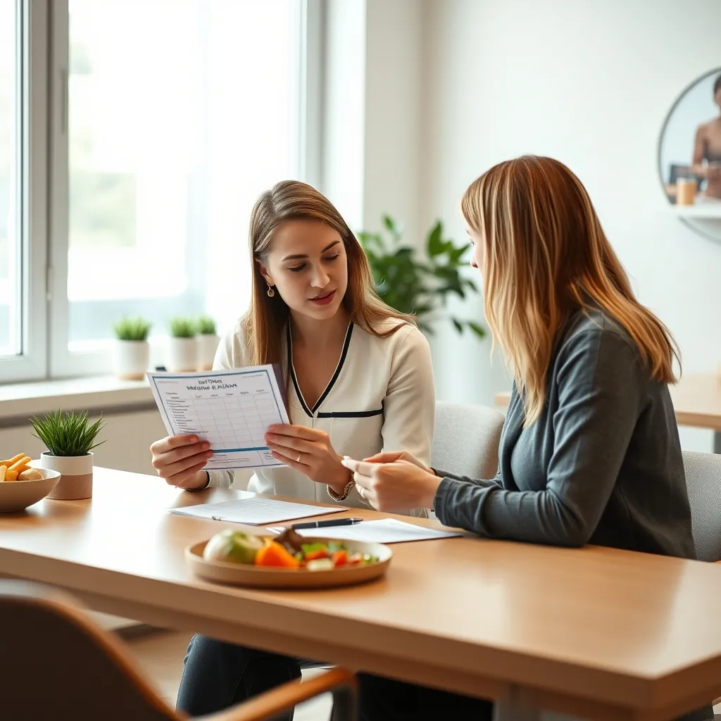 Le suivi hebdomadaire en centre Diet Plus permet d'ajuster les menus à chaque phase du programme