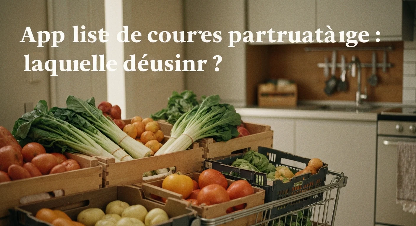 App liste de courses partagée : laquelle choisir ?
