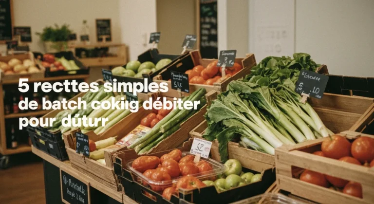 5 recettes simples de batch cooking pour débuter