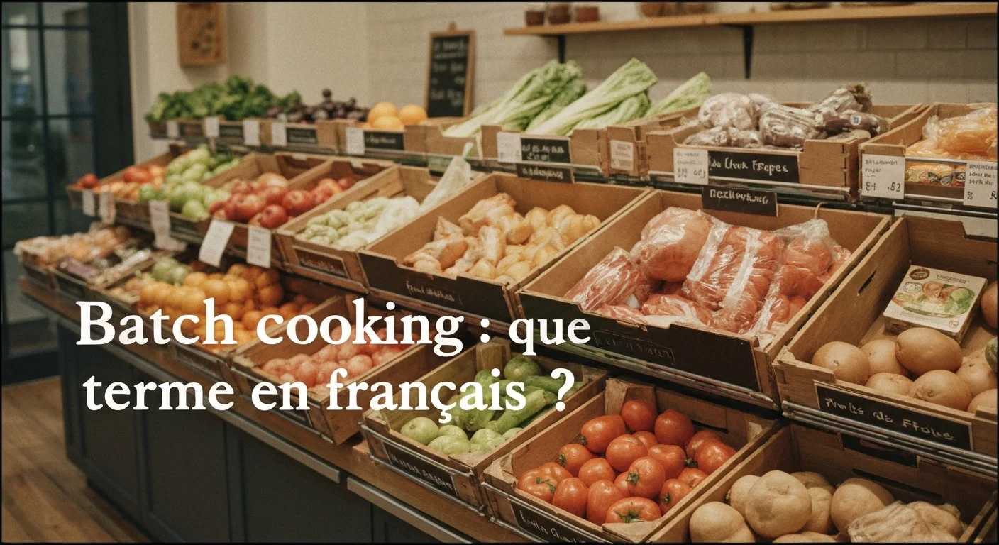 Batch cooking : que signifie ce terme en français ?