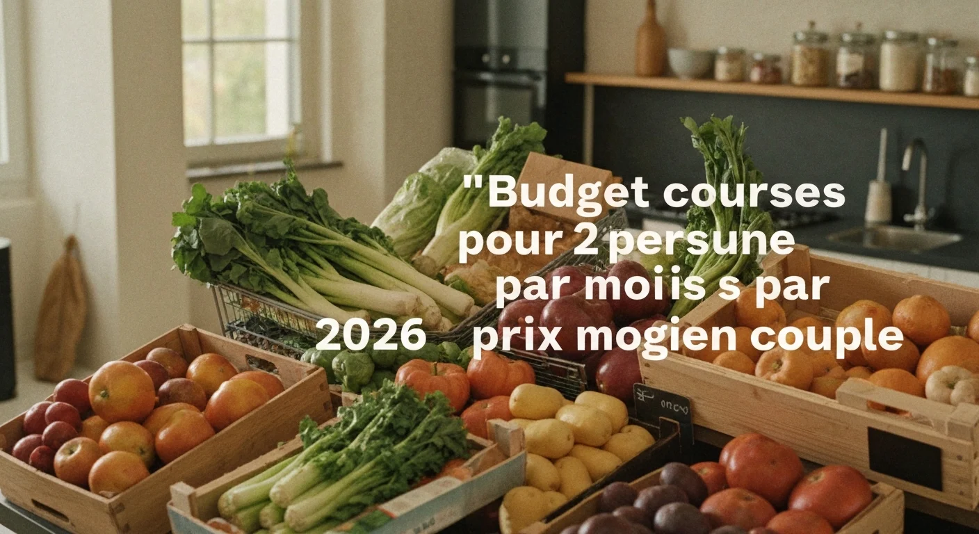 Budget courses pour 2 personnes par mois 2026 : prix moyen couple