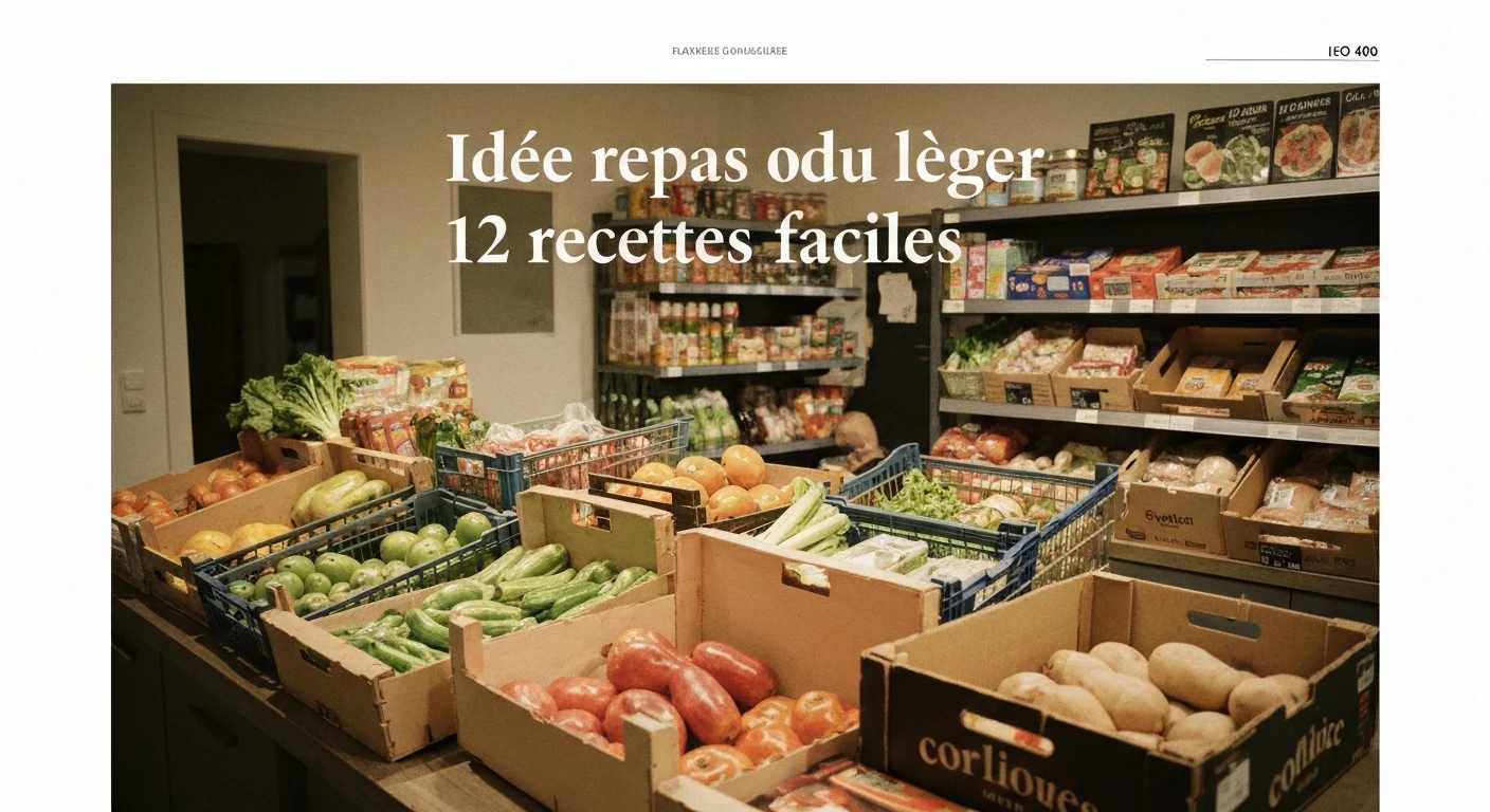 Idée repas du soir léger : 12 recettes faciles