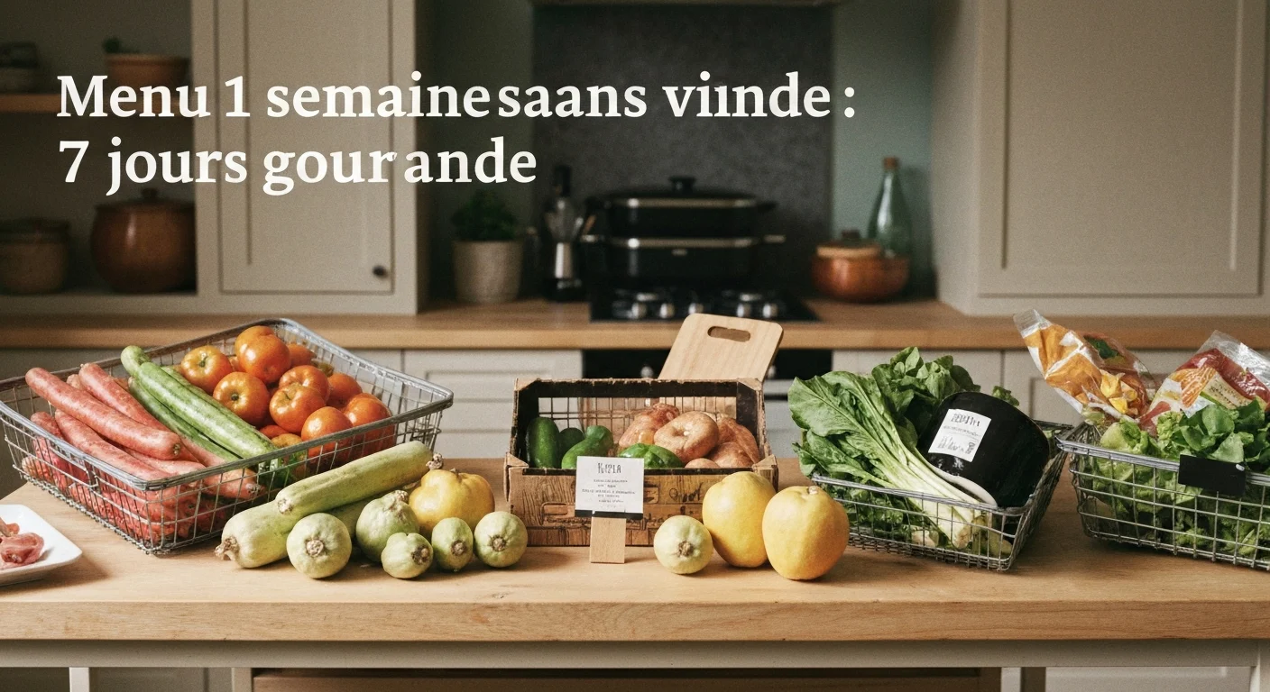 Menu 1 semaine sans viande : 7 jours gourmands