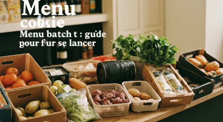 Menu batch cooking : guide complet pour se lancer