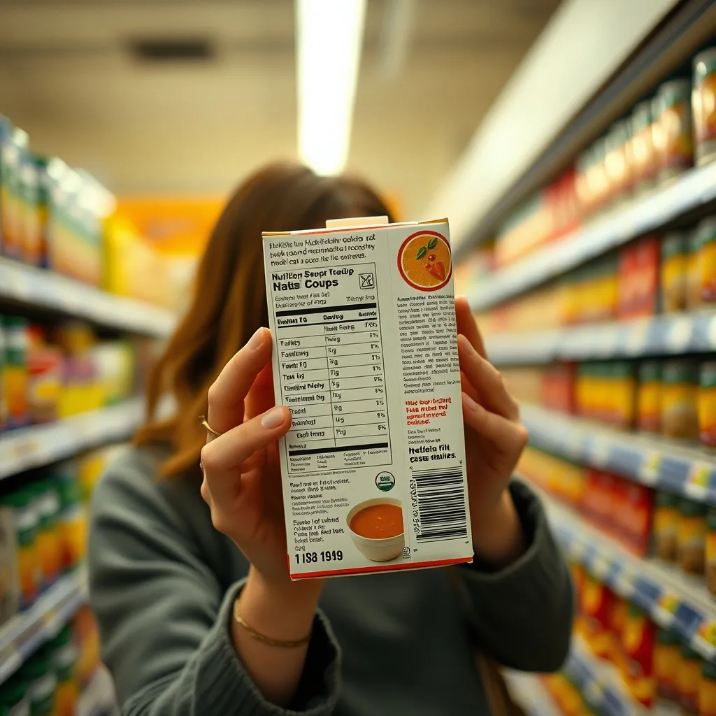 Lire l'étiquette nutritionnelle est le premier réflexe à adopter en rayon