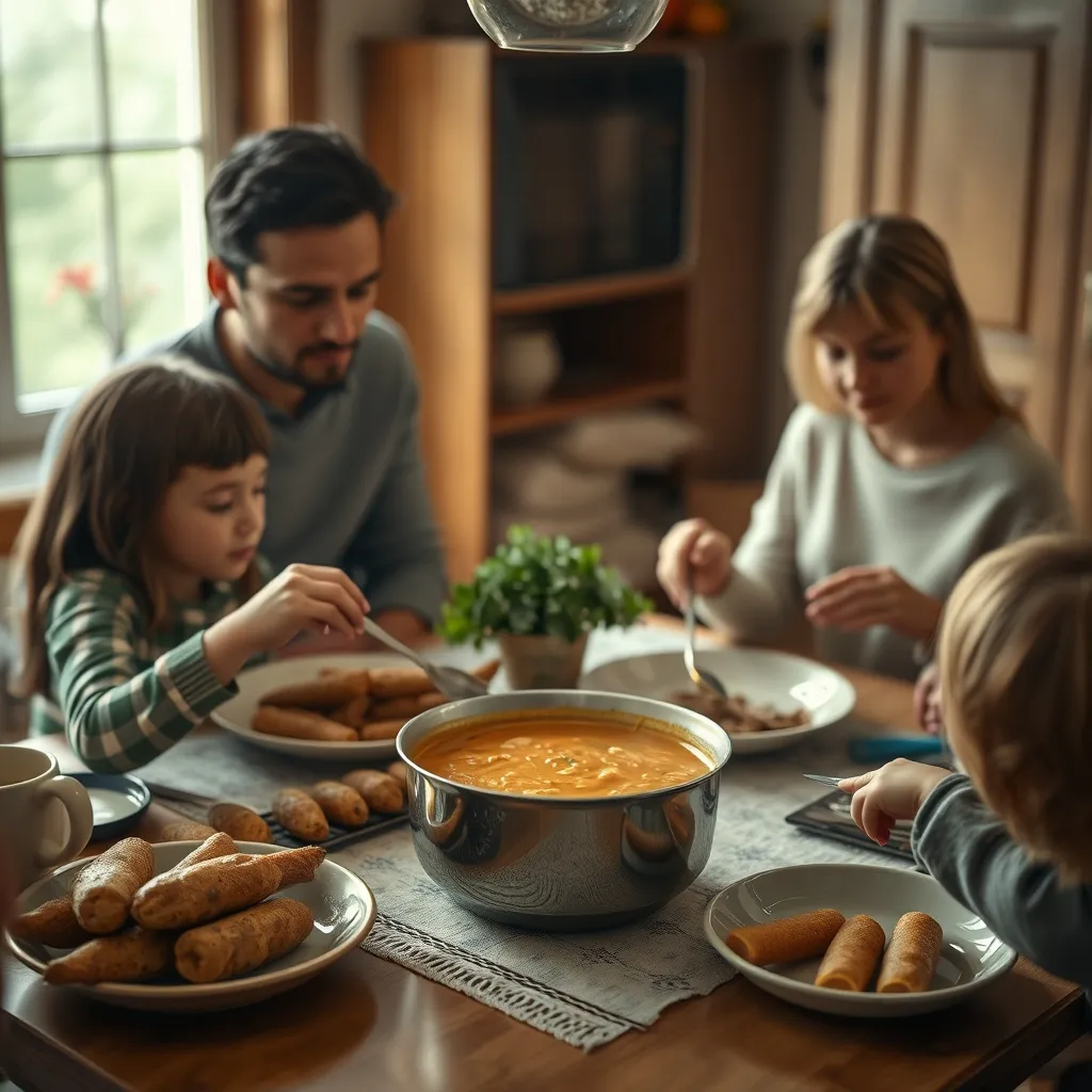 Intégrer la soupe dans le repas familial demande un peu d'organisation