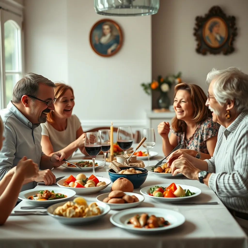 Le repas de famille, un rituel social majeur étudié par les sociologues