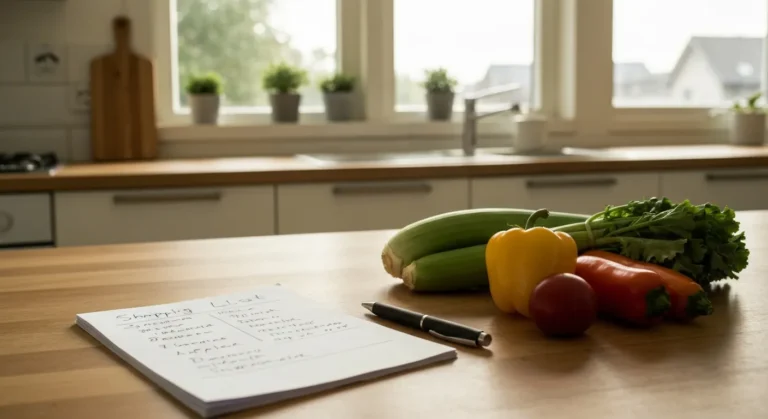 Liste de courses type pour la semaine : modèle complet et téléchargeable