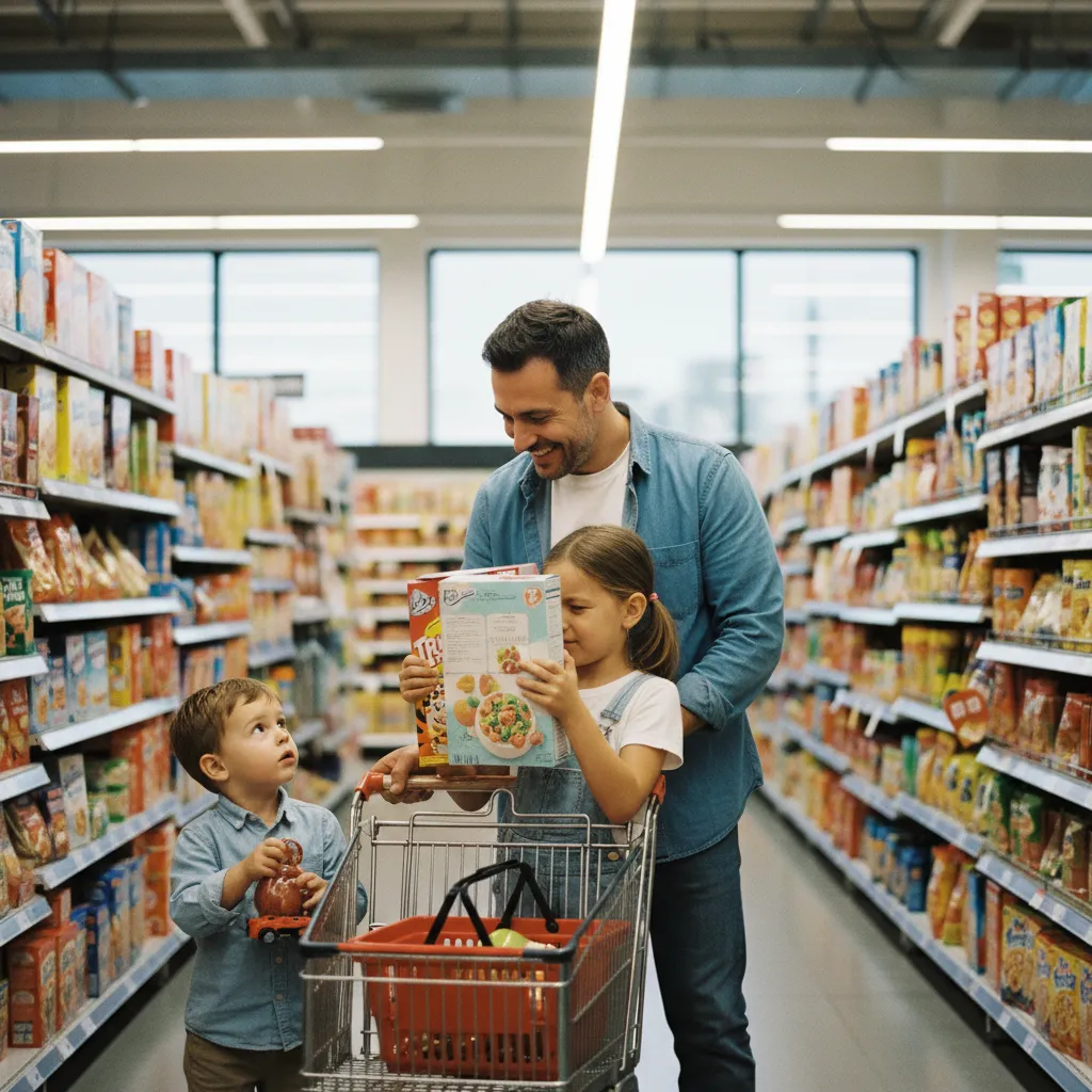 Comparer les produits au supermarché, un jeu éducatif pour toute la famille