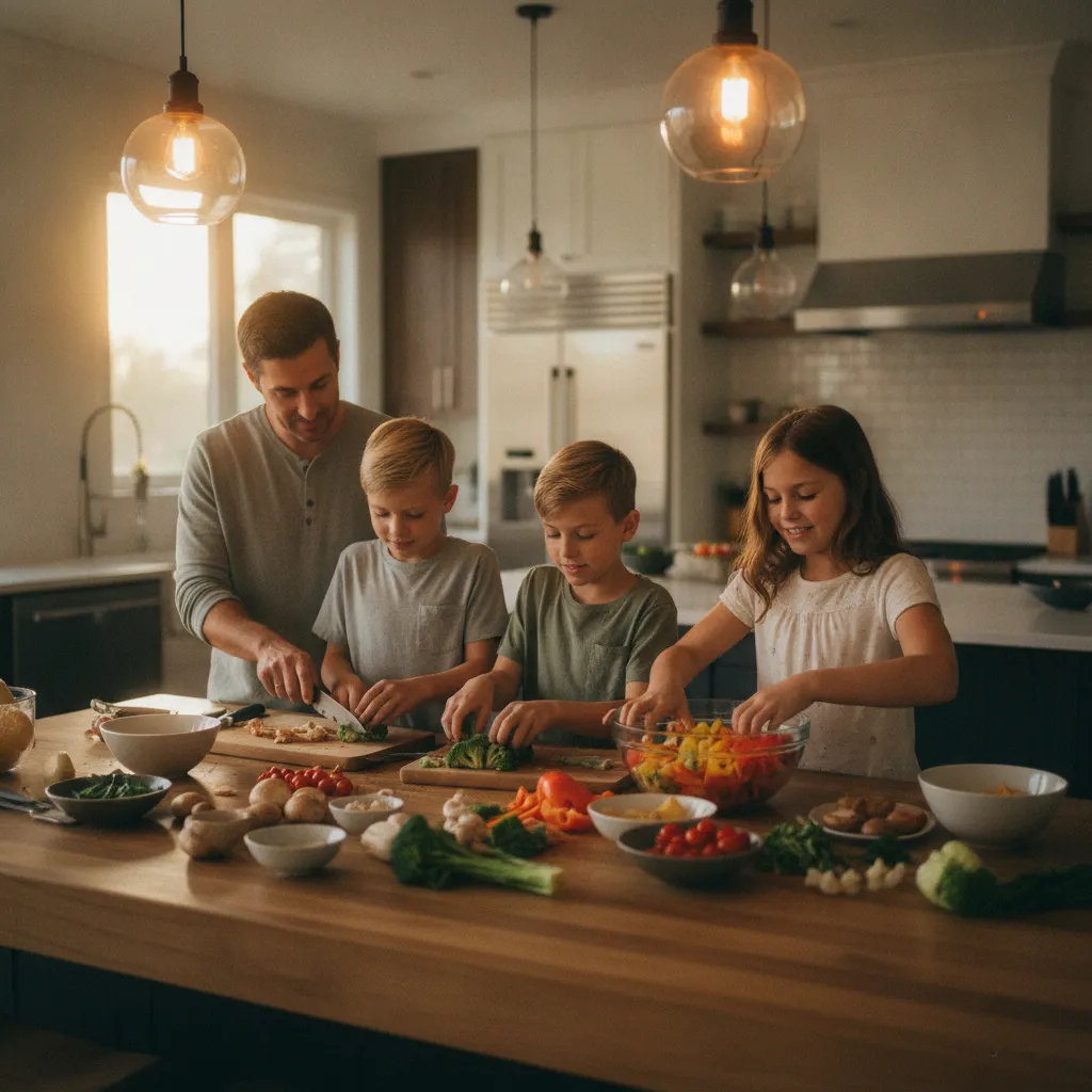 Impliquer toute la famille dans la cuisine anti-gaspi au quotidien