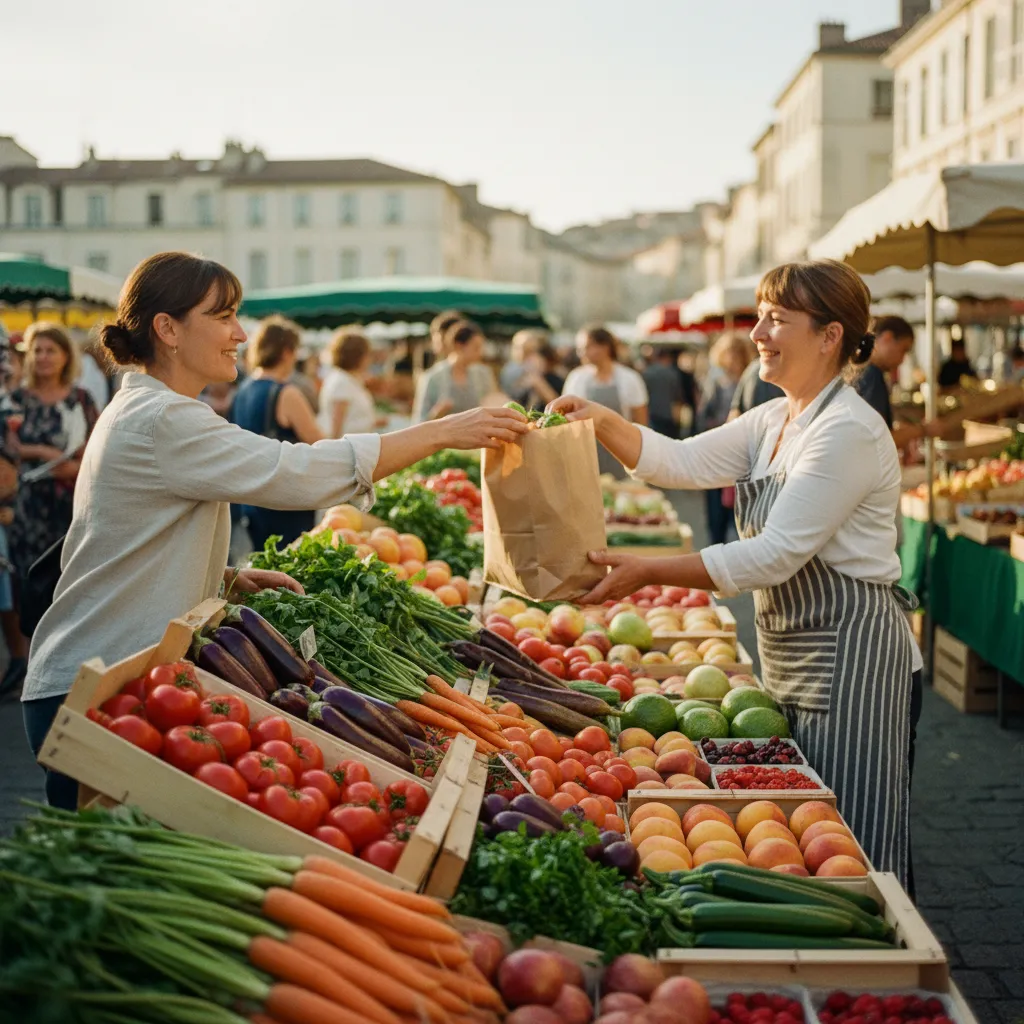 Les marchés alimentaires restent le circuit court préféré des Français avec environ 10 000 marchés sur le territoire