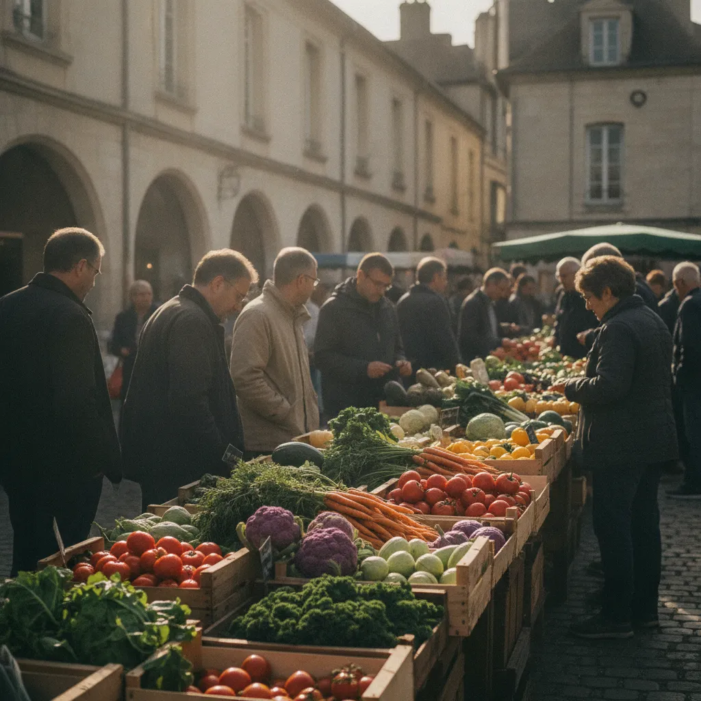 Le marché de Vannes propose des légumes bio de producteurs locaux