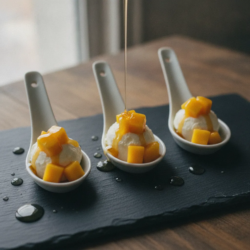 Les cuillères apéritives sucrées-salées : une idée originale qui surprend toujours les invités