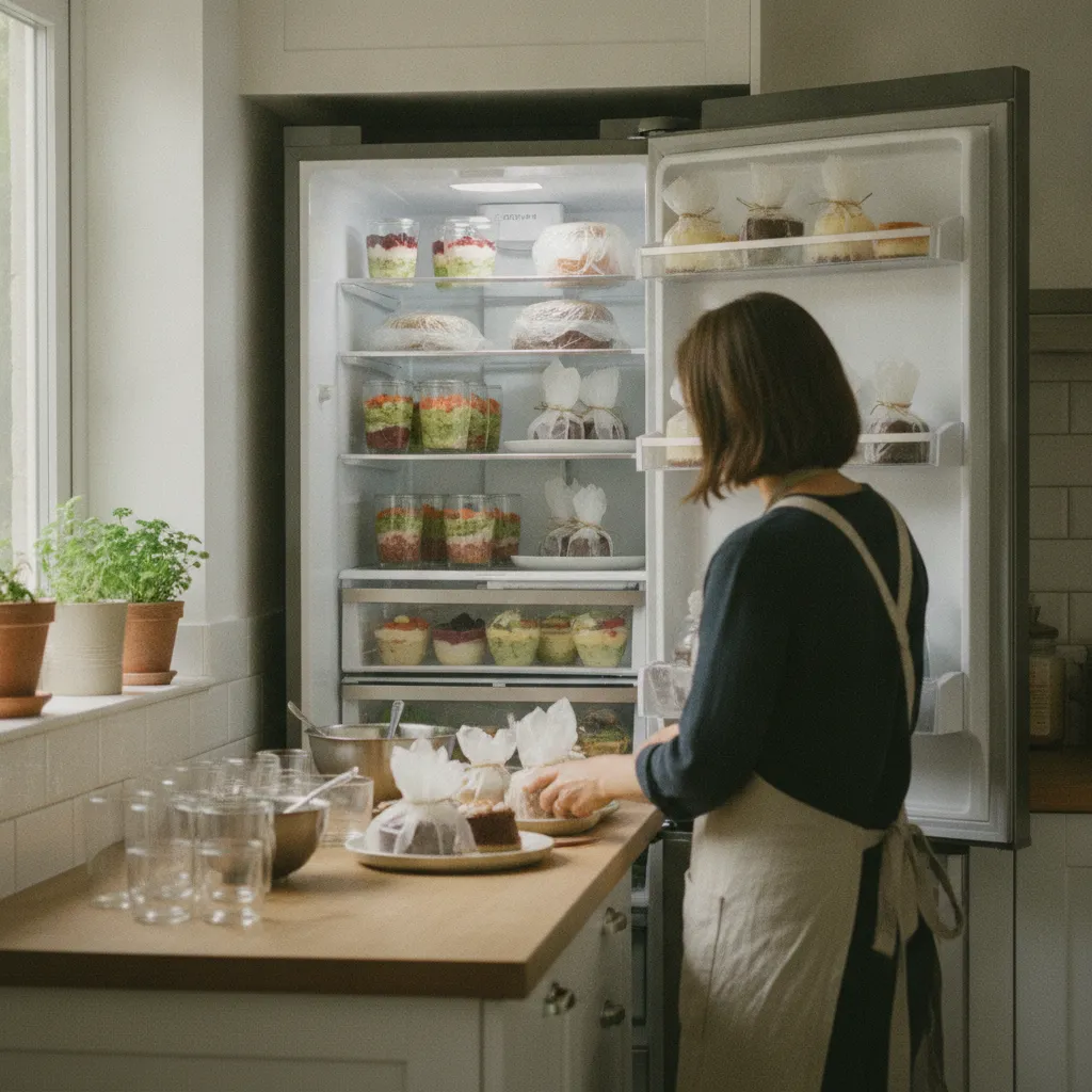 Préparer ses recettes la veille permet de ne passer que 45 minutes en cuisine le jour J