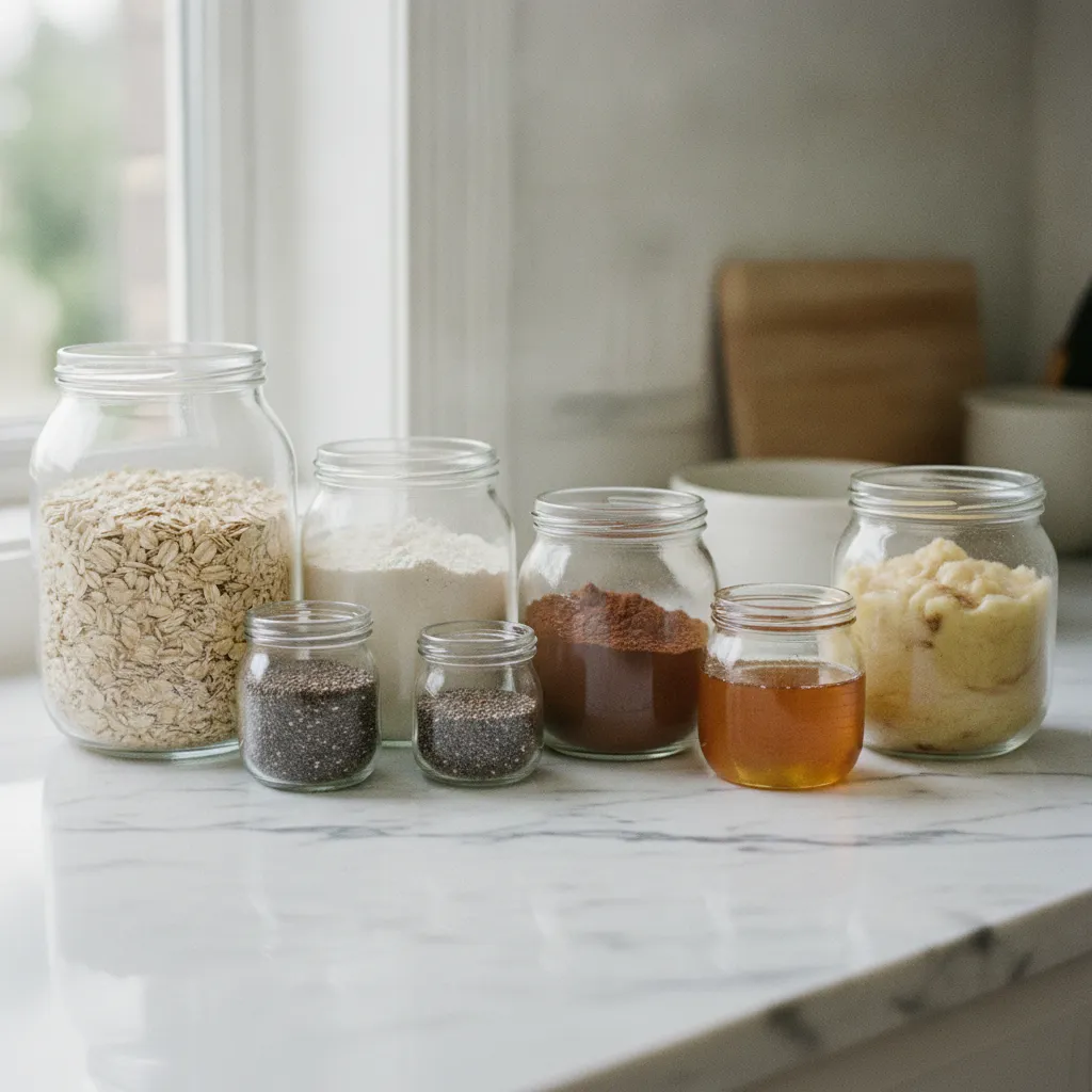 Les ingrédients de base pour une pâtisserie saine et gourmande
