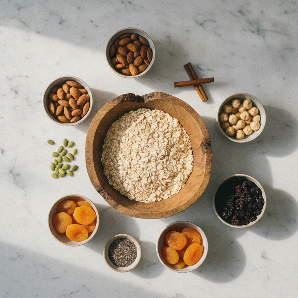 Les ingrédients de base pour un muesli maison équilibré et nutritif