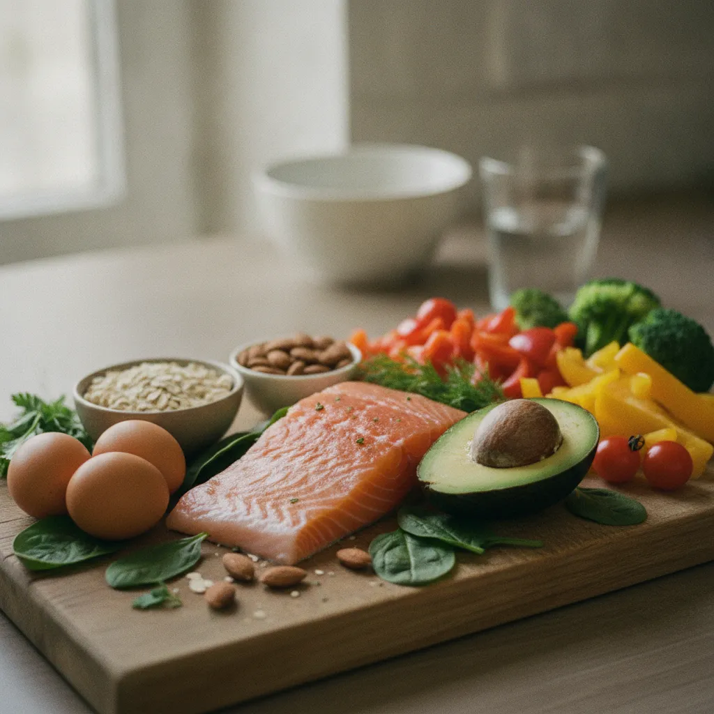 Les aliments clés du rééquilibrage : protéines, bons gras, fibres et vitamines